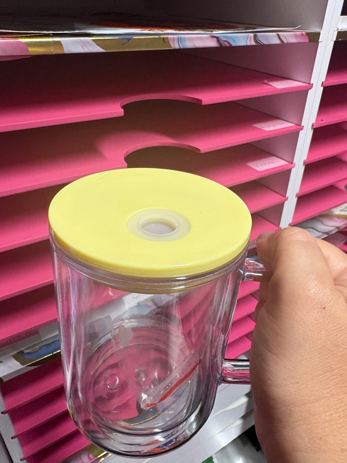 17oz Snow Globe Acrylic Cups