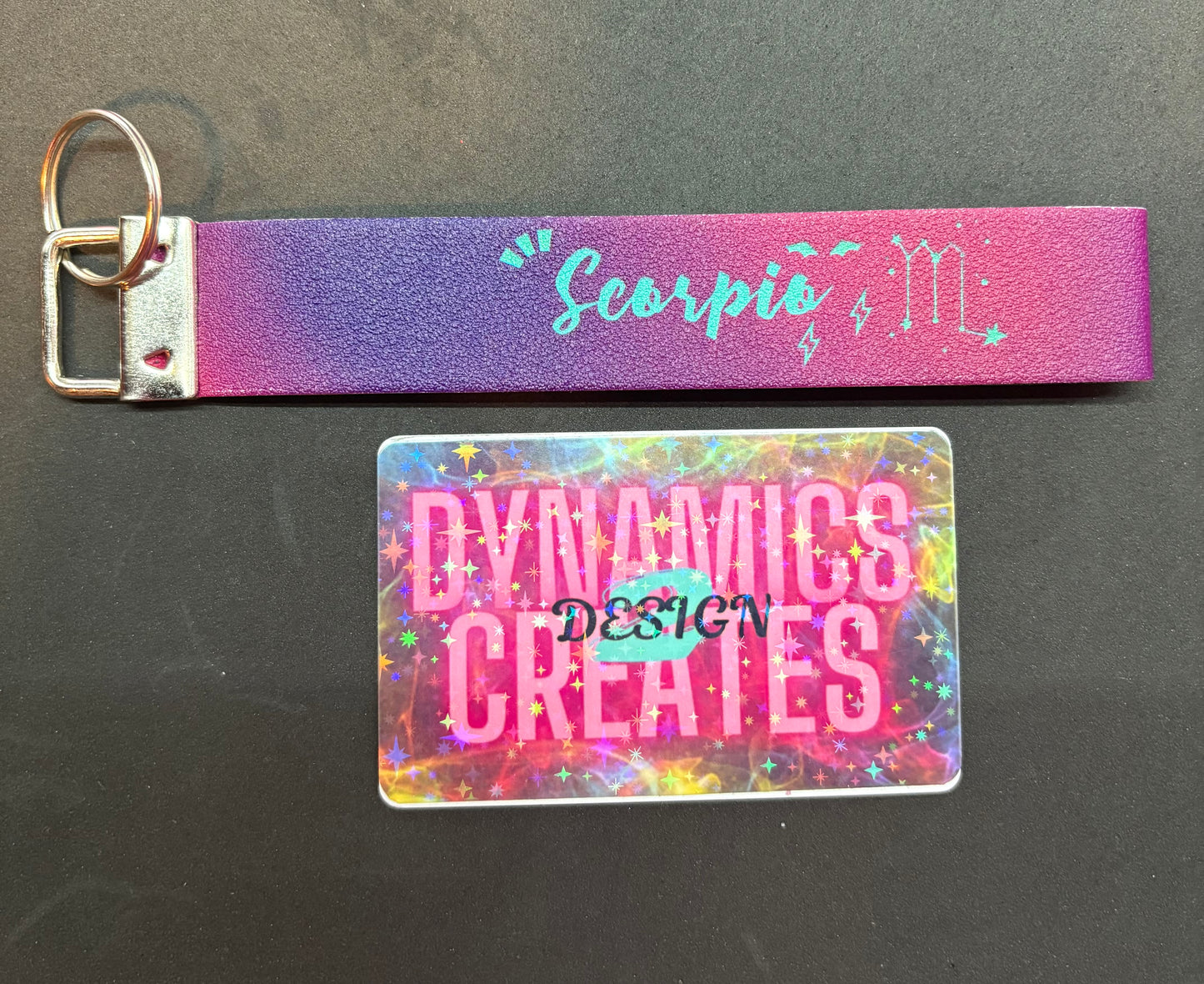 {CLEARANCE} Handmade Zodiac sign landyard Keychain