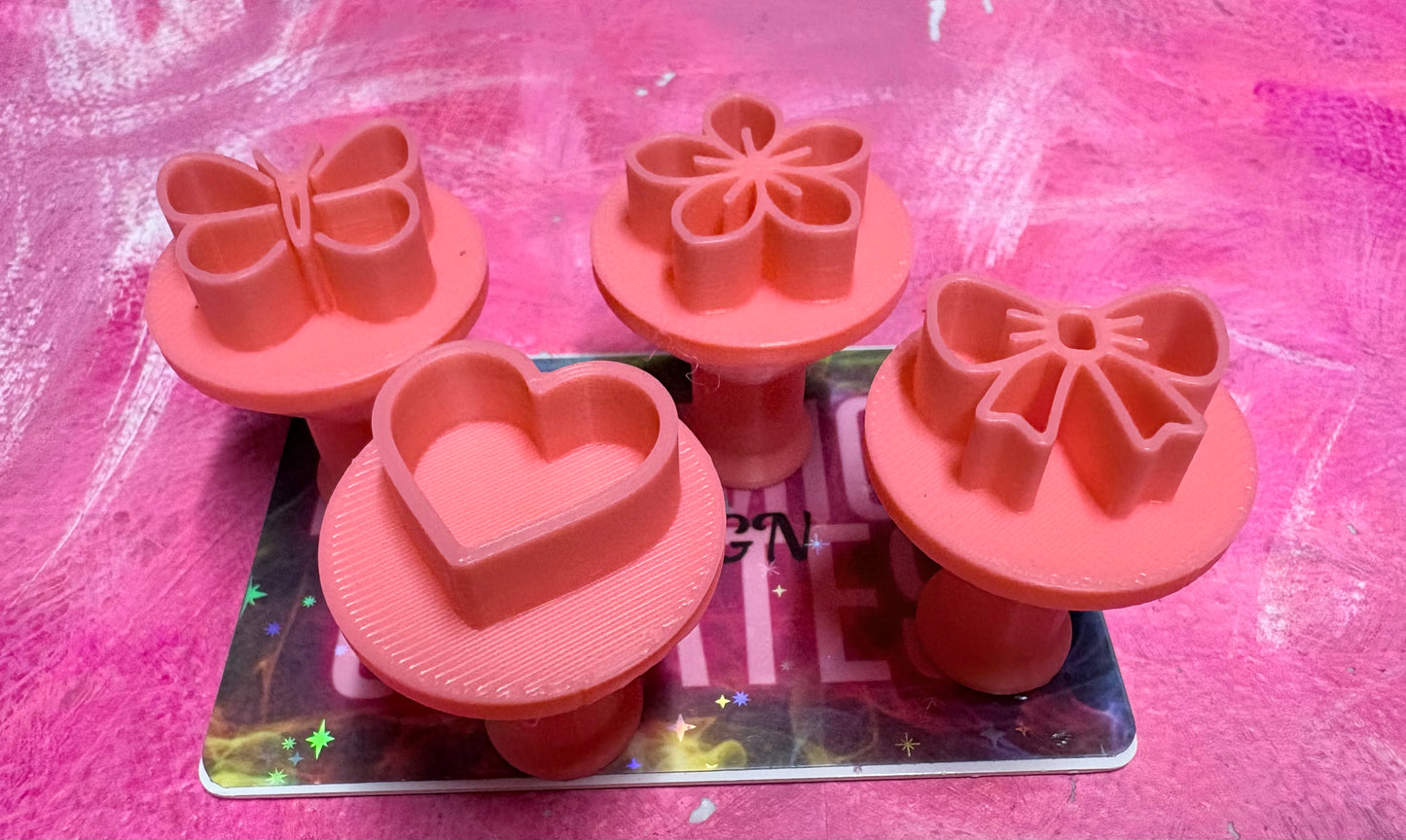 3D Cute Stamps 4 pcs