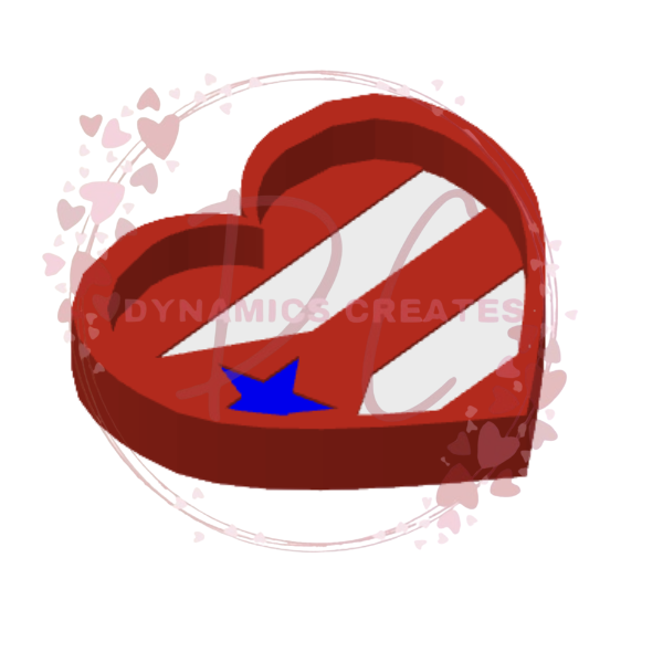 3d Puerto Rico Tray For Beads/Rhinestones STL