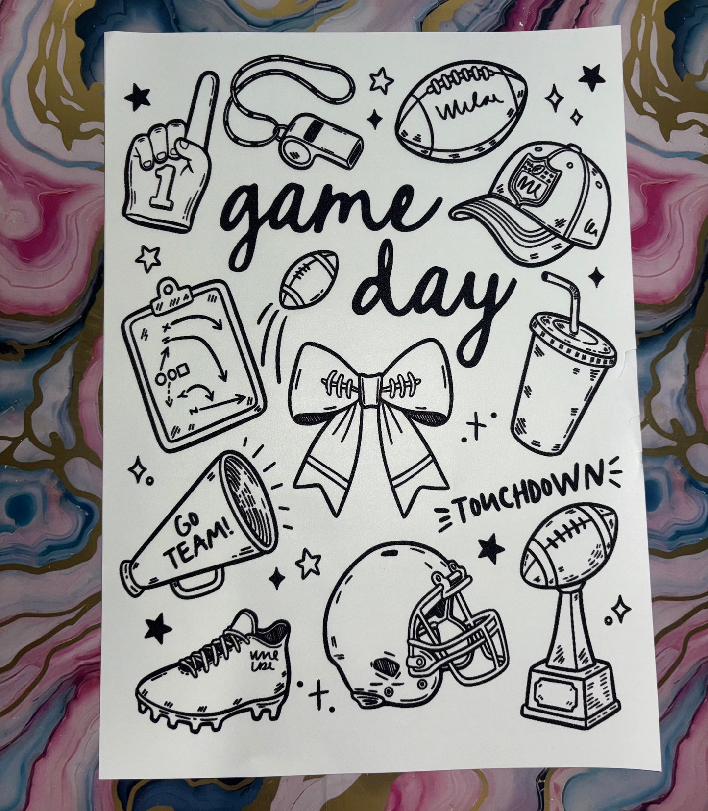 .75 Cents Single Colors Transfers