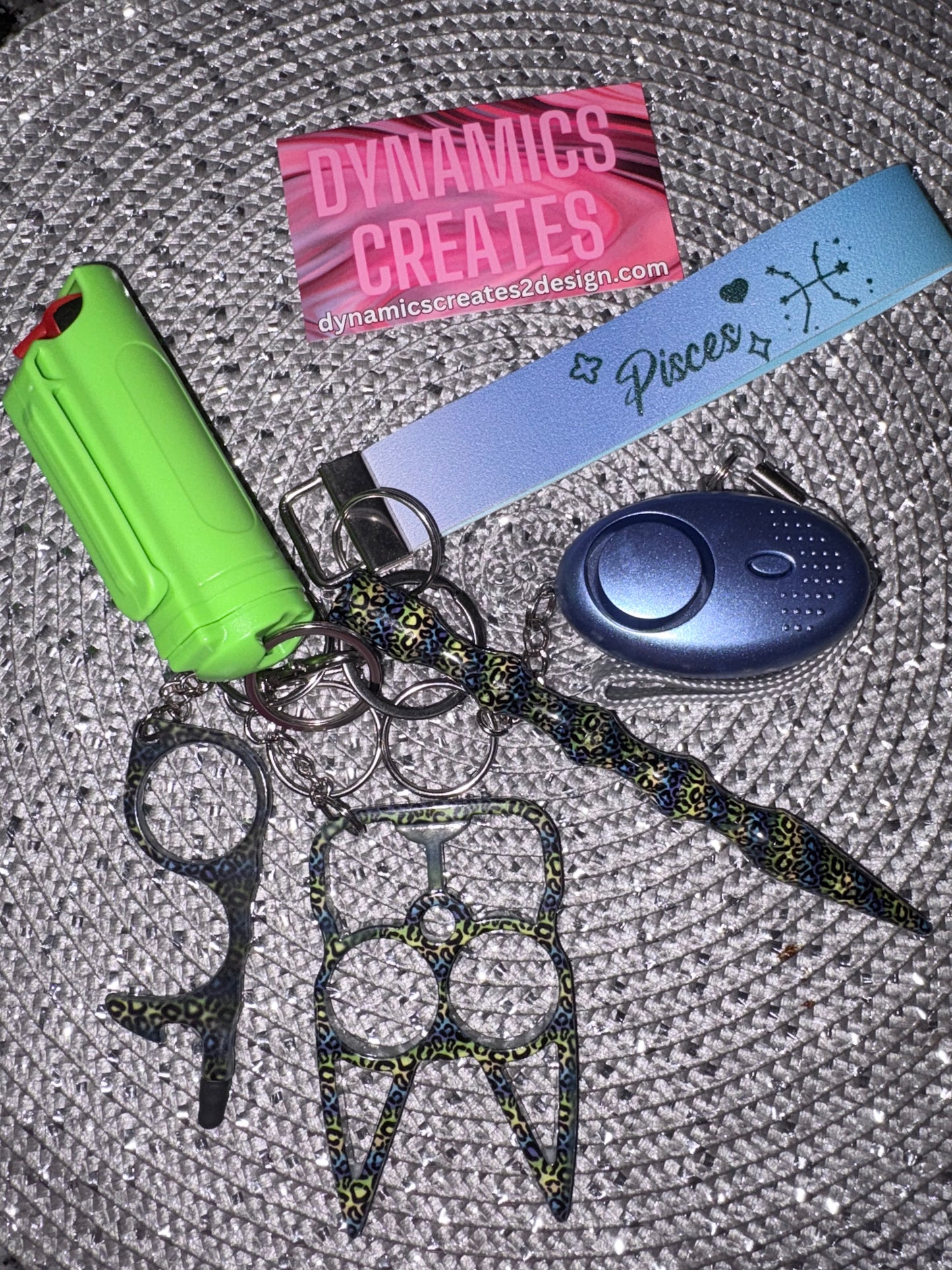 {CLEARANCE} Zodiac Sign Safety Keychain