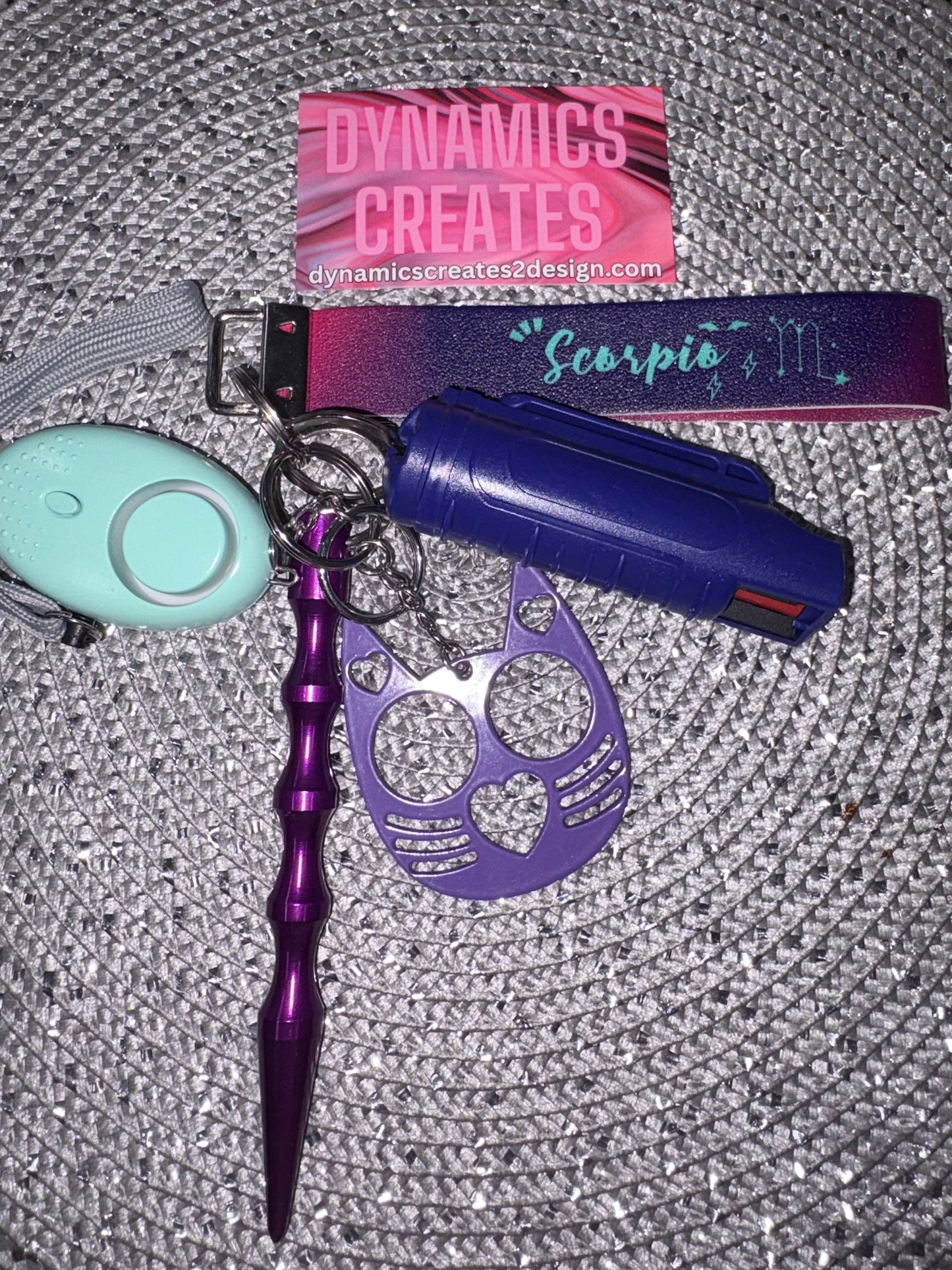 {CLEARANCE} Zodiac Sign Safety Keychain