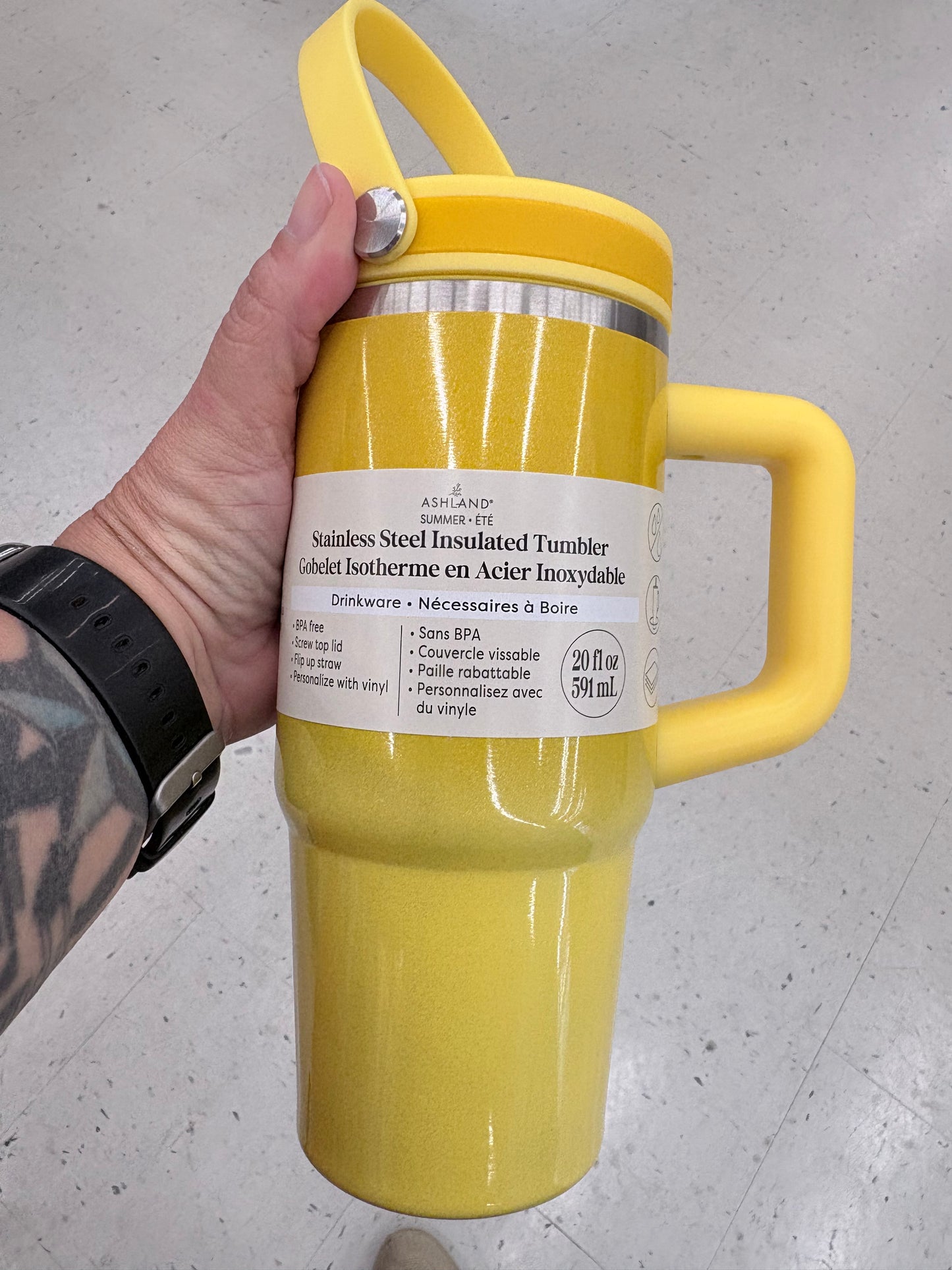 Leak Proof 20oz Stainless Steel Tumbler