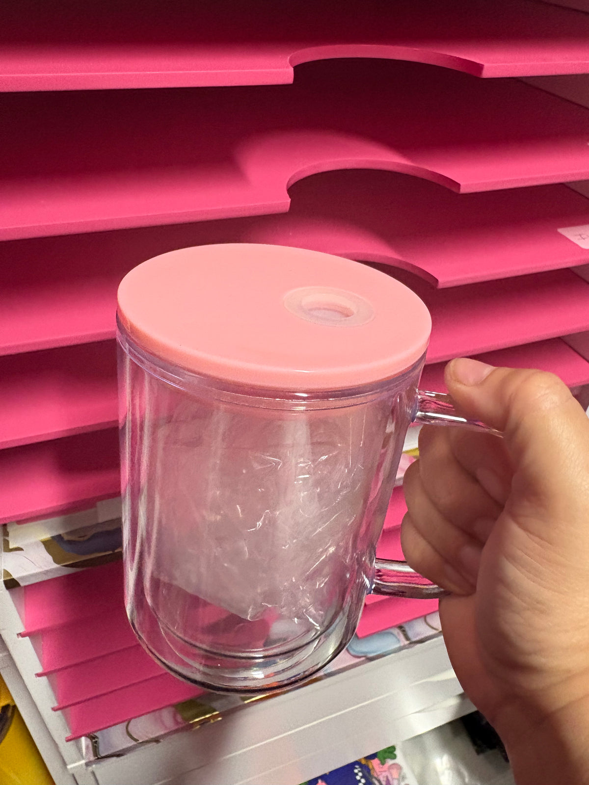 17oz Snow Globe Acrylic Cups
