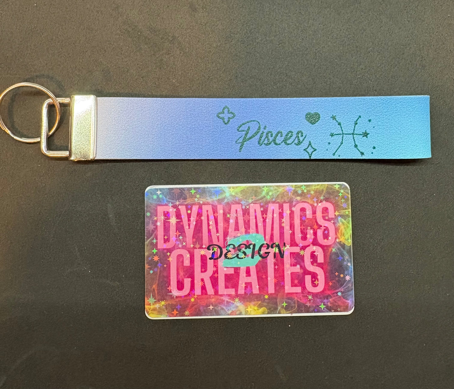 {CLEARANCE} Handmade Zodiac sign landyard Keychain
