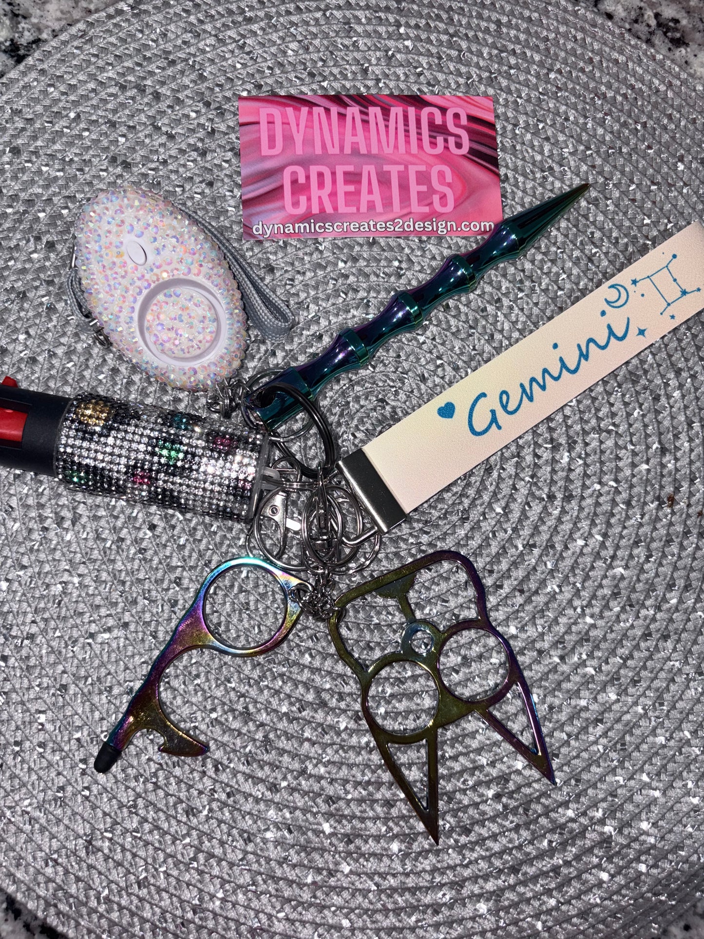 {CLEARANCE} Zodiac Sign Safety Keychain