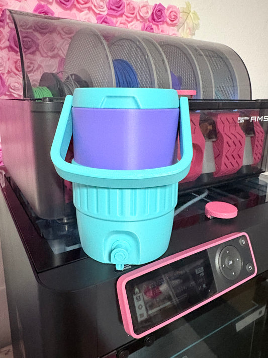 Cute 12oz Can Cooler Cup with Open Can Accessory
