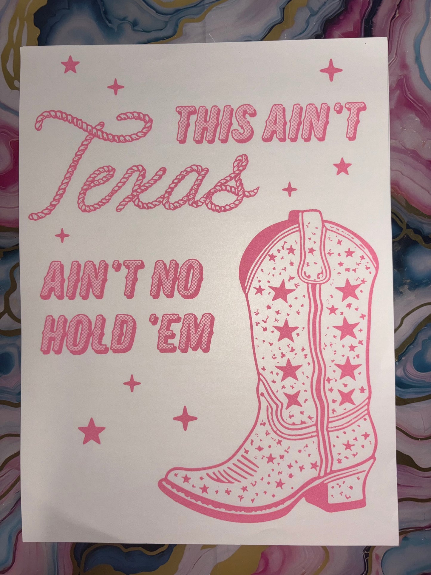 .75 Cents Single Colors Transfers