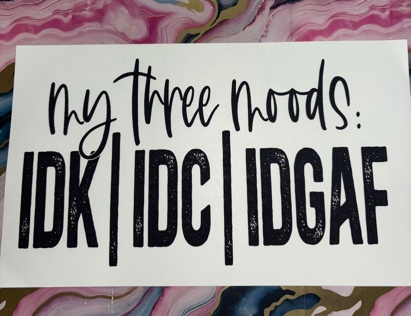 .75 Cents Single Colors Transfers