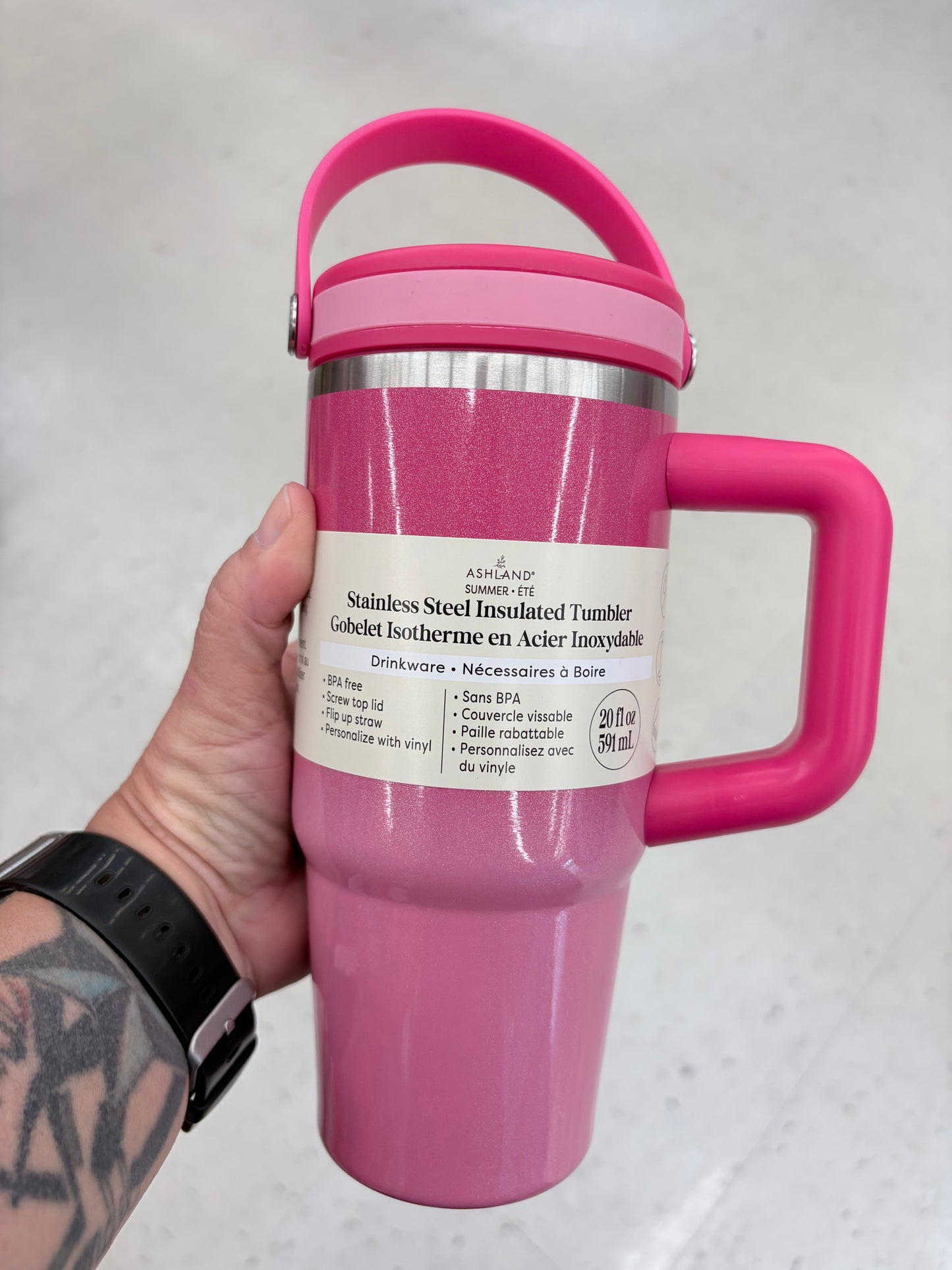 Leak Proof 20oz Stainless Steel Tumbler