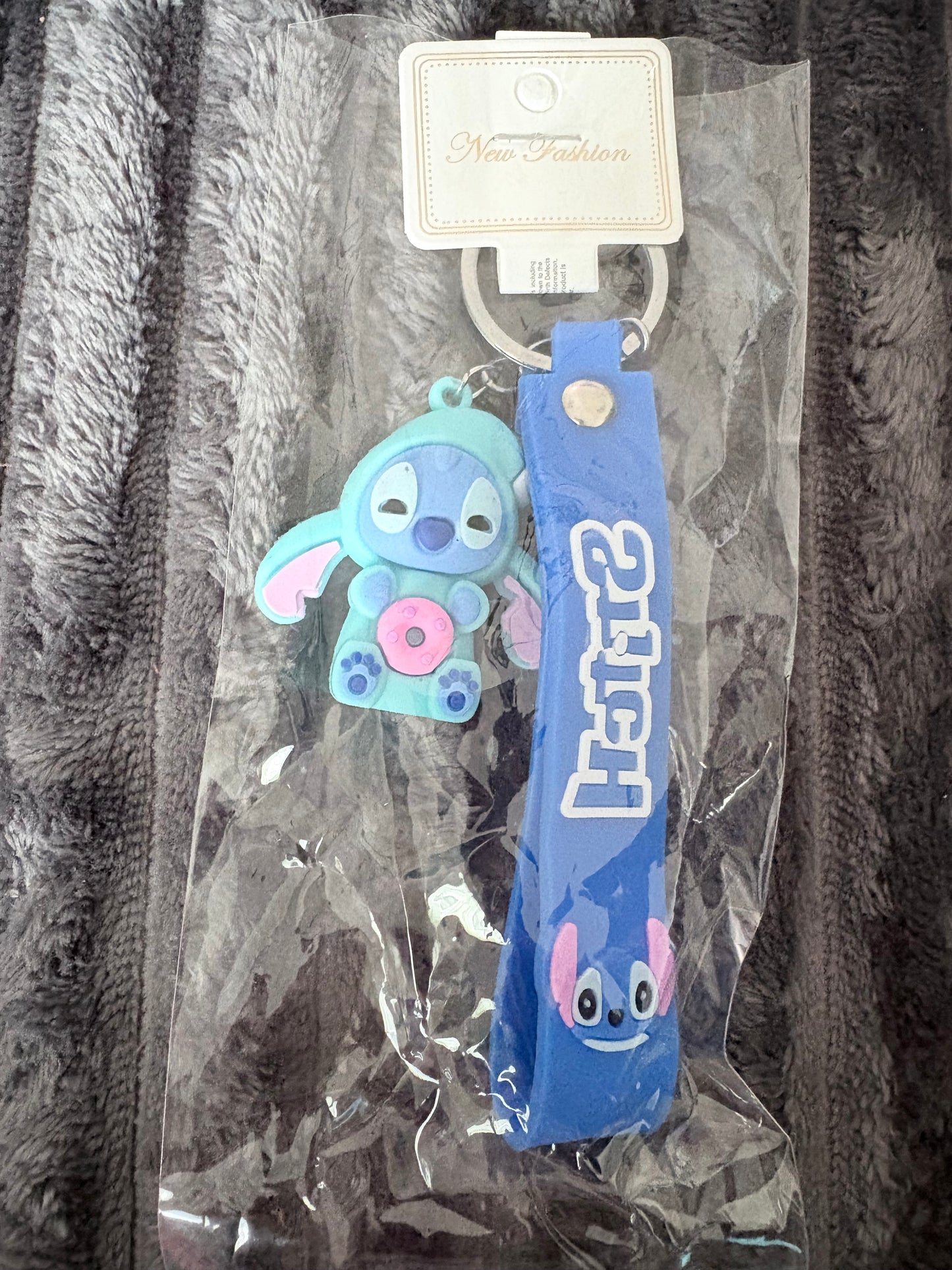 Stitch & Angel Keychain