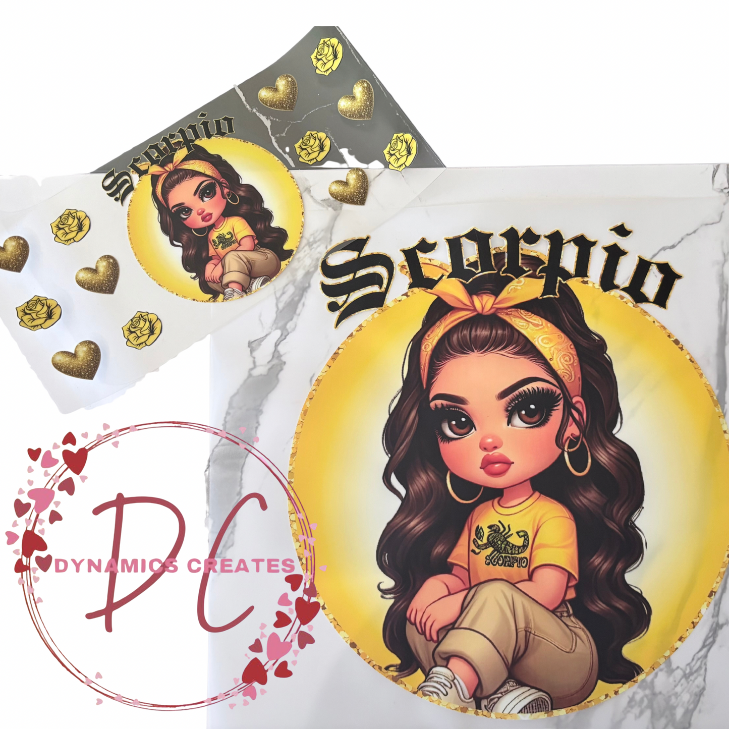 Zodiac Girls DTF & CUP WRAP SET