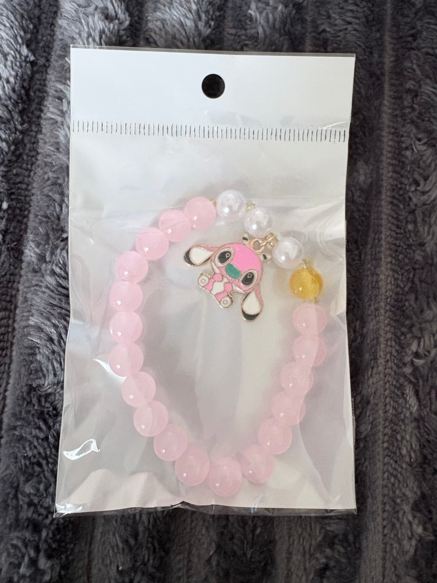 Girls Stitch & Angel Bracelet