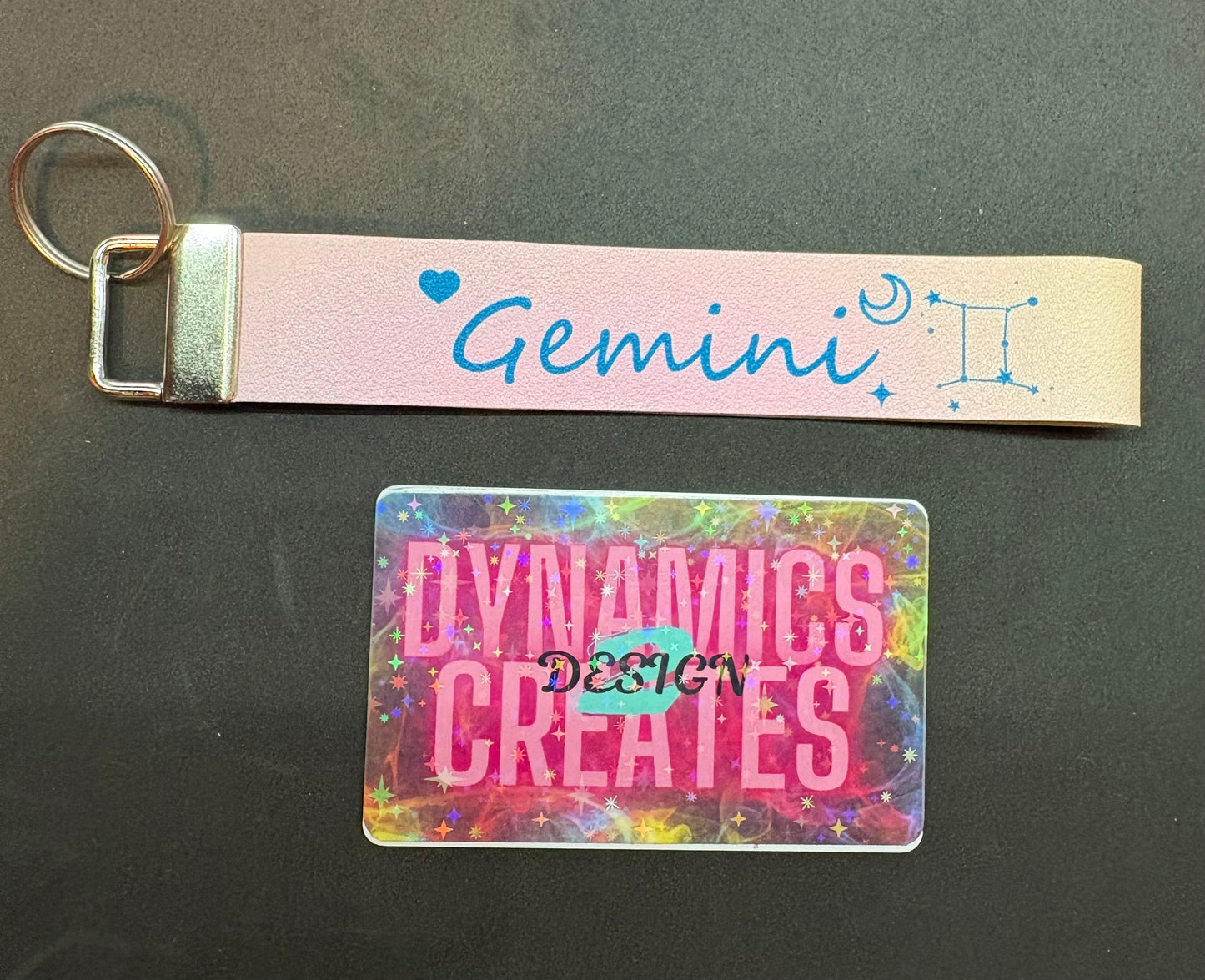 {CLEARANCE} Handmade Zodiac sign landyard Keychain
