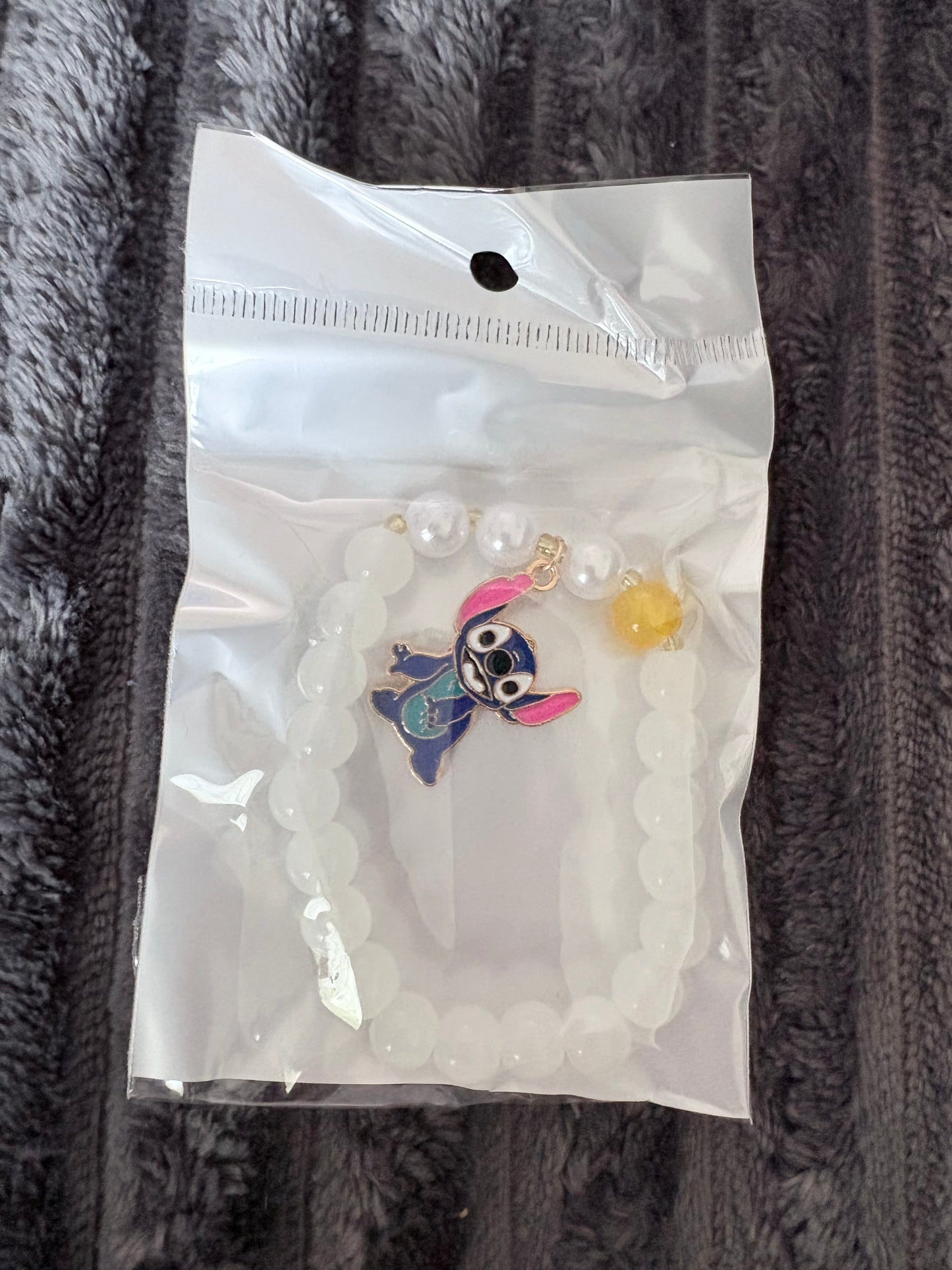 Girls Stitch & Angel Bracelet