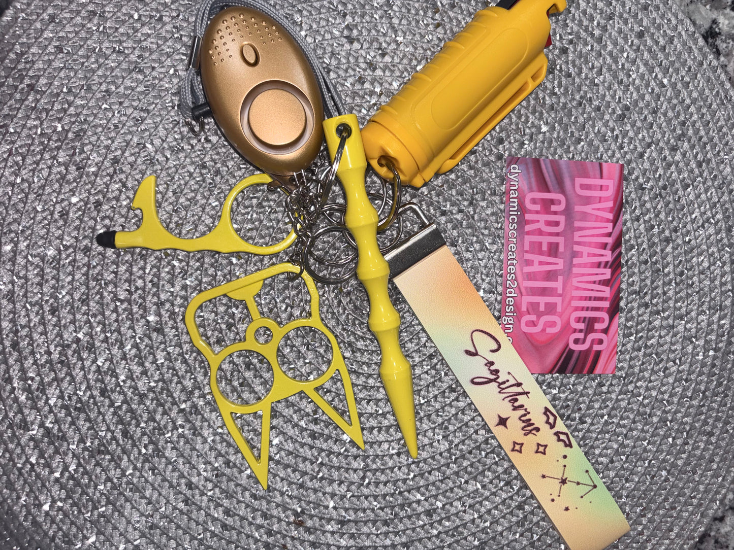 {CLEARANCE} Zodiac Sign Safety Keychain