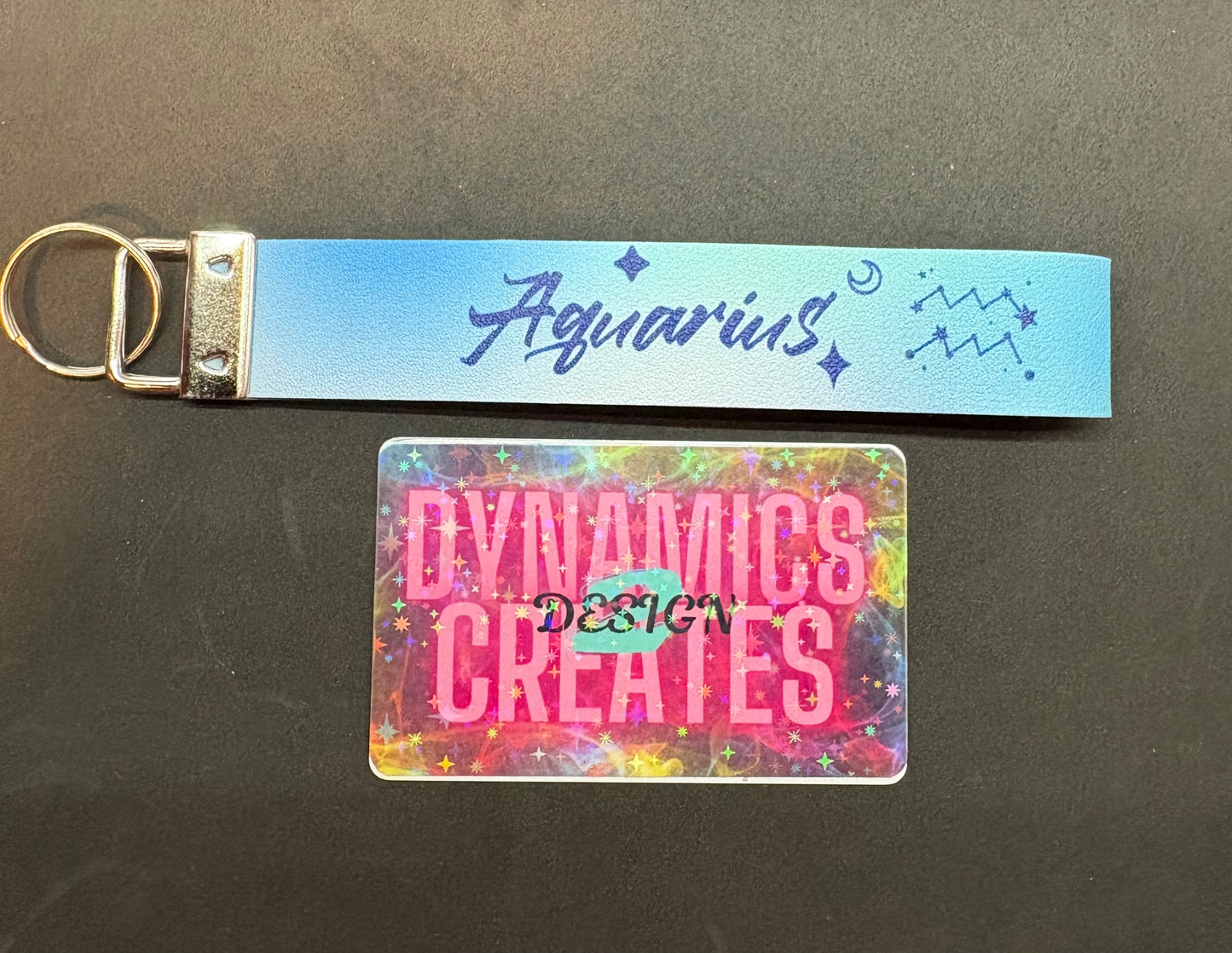 {CLEARANCE} Handmade Zodiac sign landyard Keychain