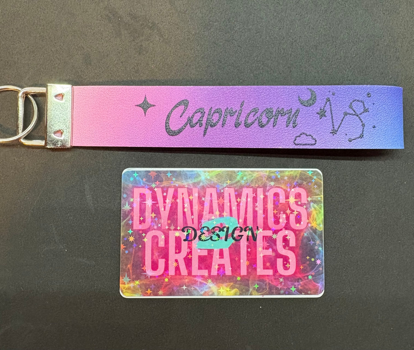 {CLEARANCE} Handmade Zodiac sign landyard Keychain