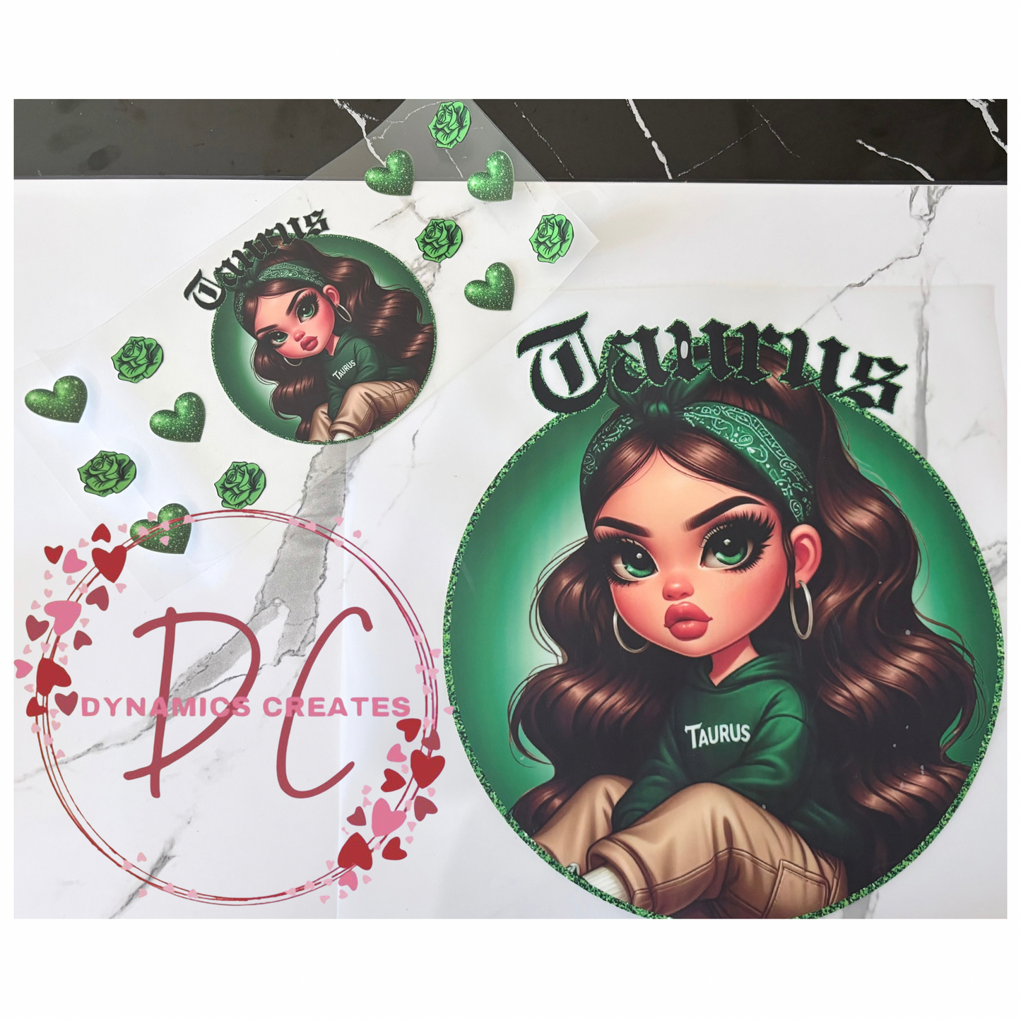 Zodiac Girls DTF & CUP WRAP SET