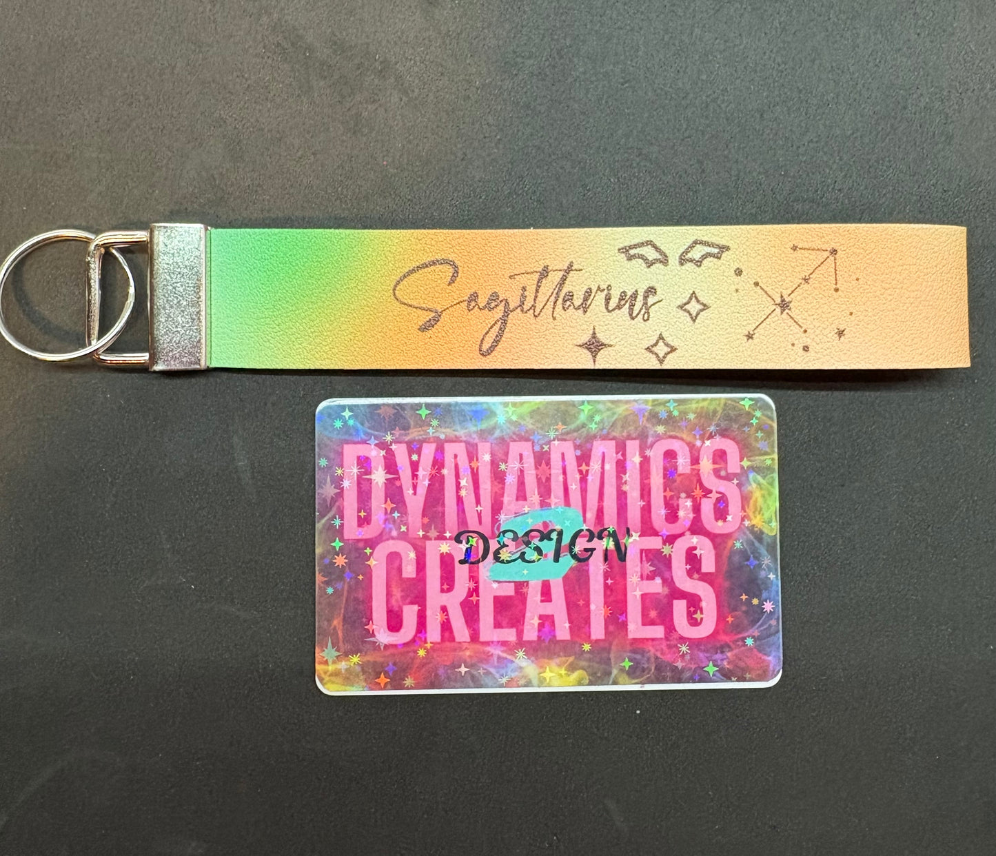 {CLEARANCE} Handmade Zodiac sign landyard Keychain