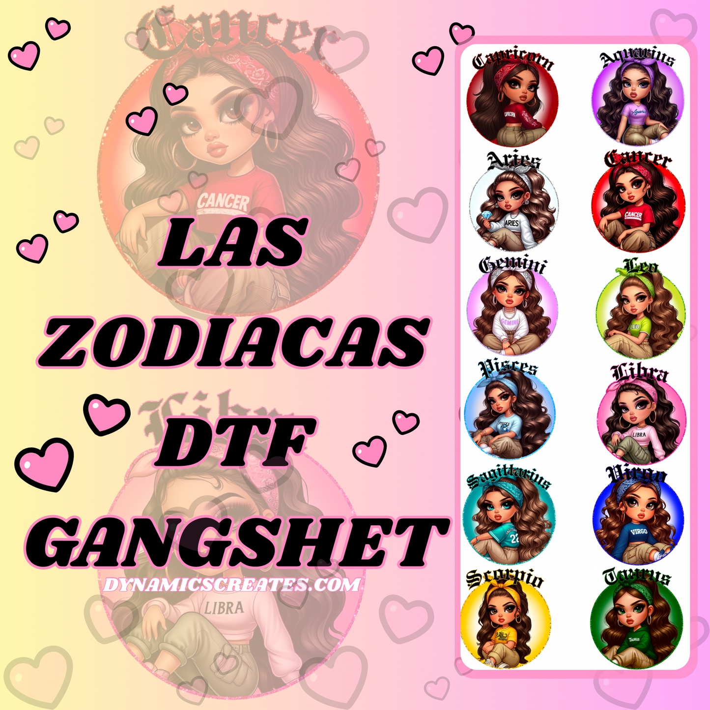 PREMADE DTF GANGSHEETS