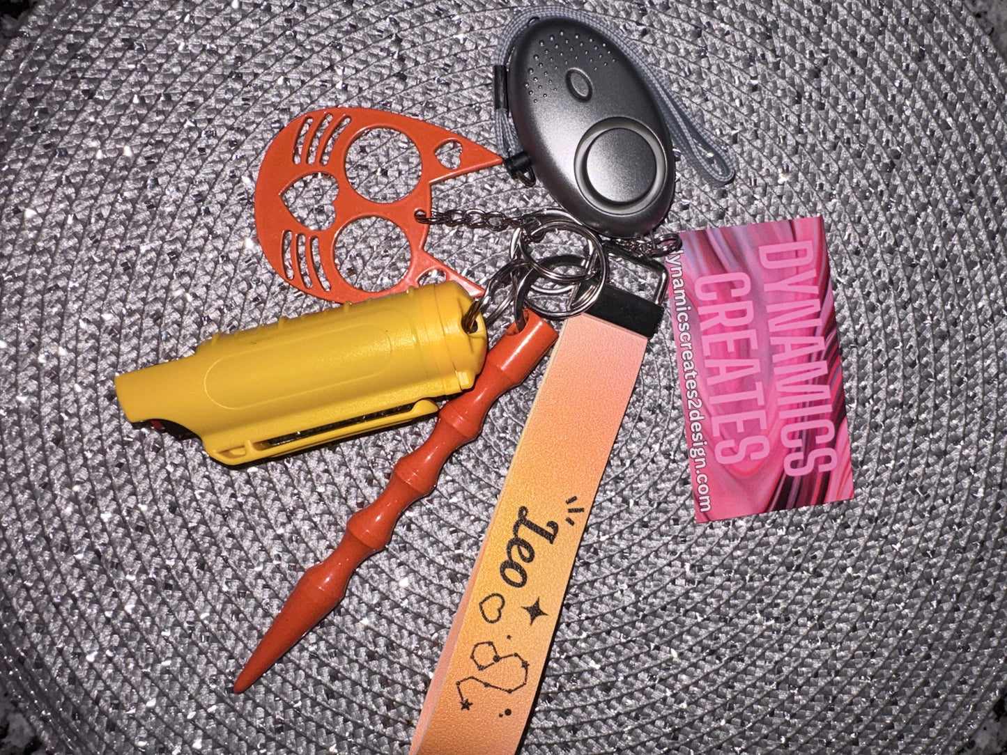 {CLEARANCE} Zodiac Sign Safety Keychain
