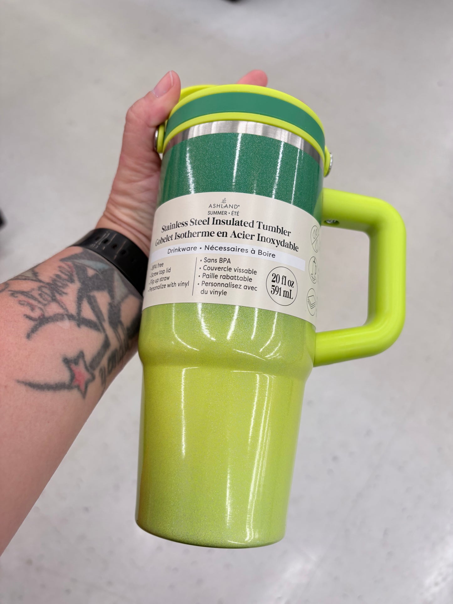 Leak Proof 20oz Stainless Steel Tumbler