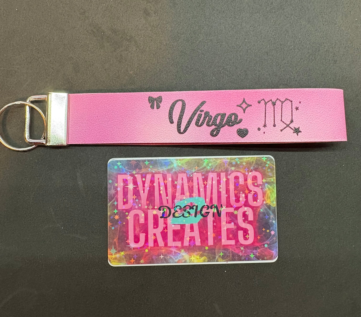 {CLEARANCE} Handmade Zodiac sign landyard Keychain