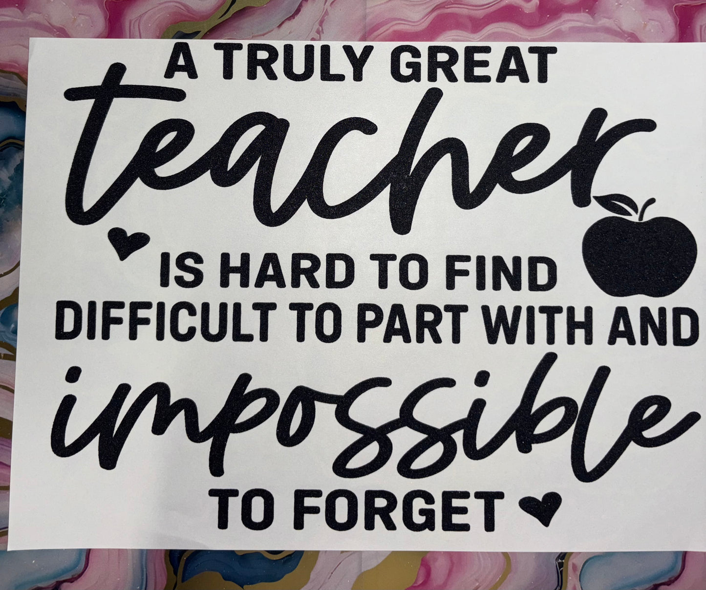 .75 Cents Single Colors Transfers