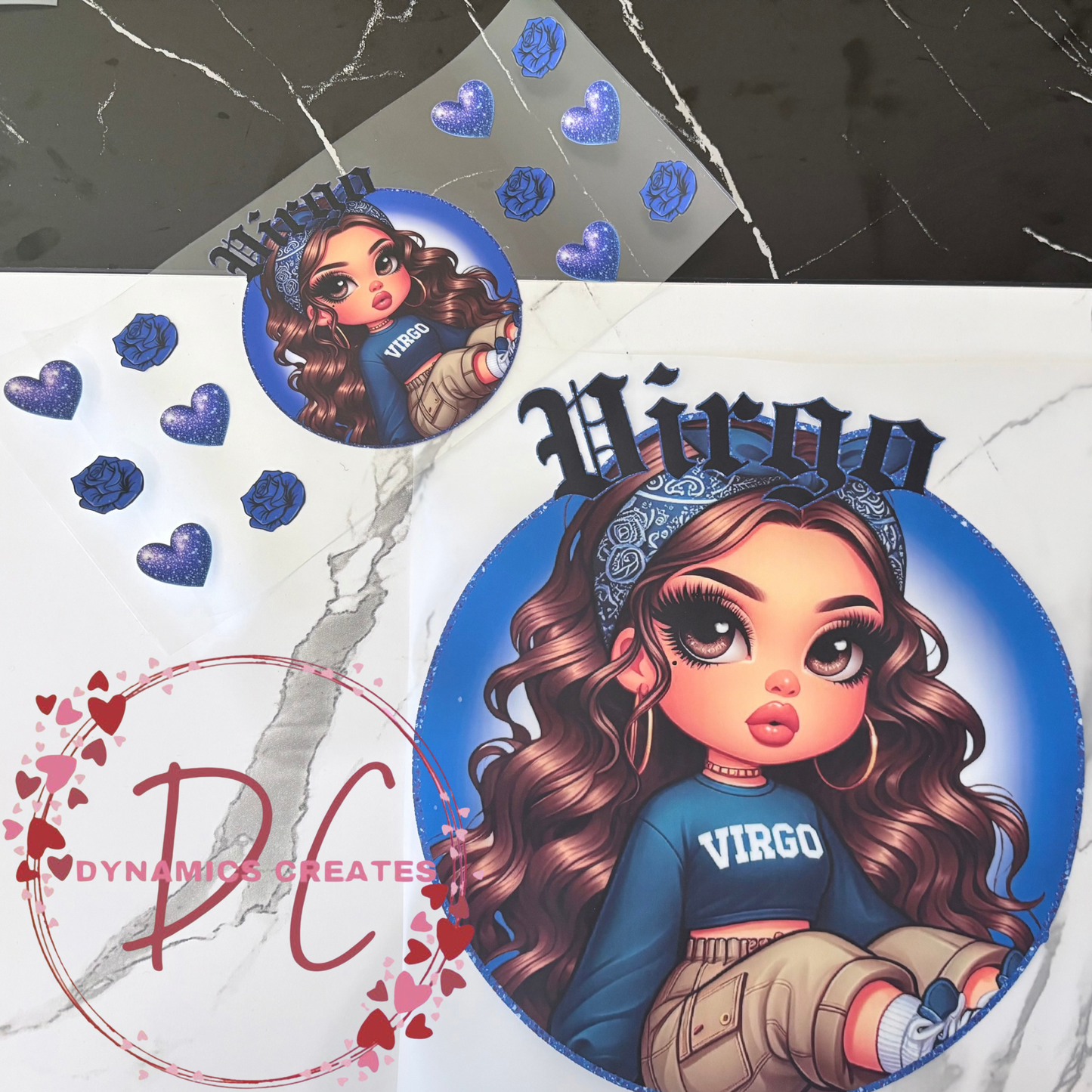 Zodiac Girls DTF & CUP WRAP SET