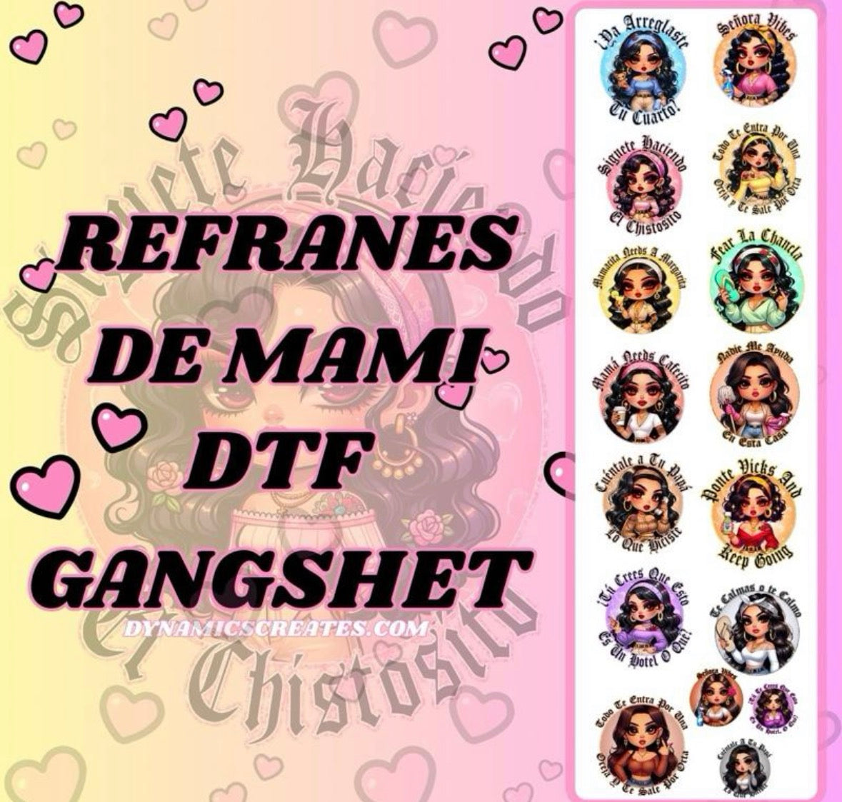 PREMADE DTF GANGSHEETS