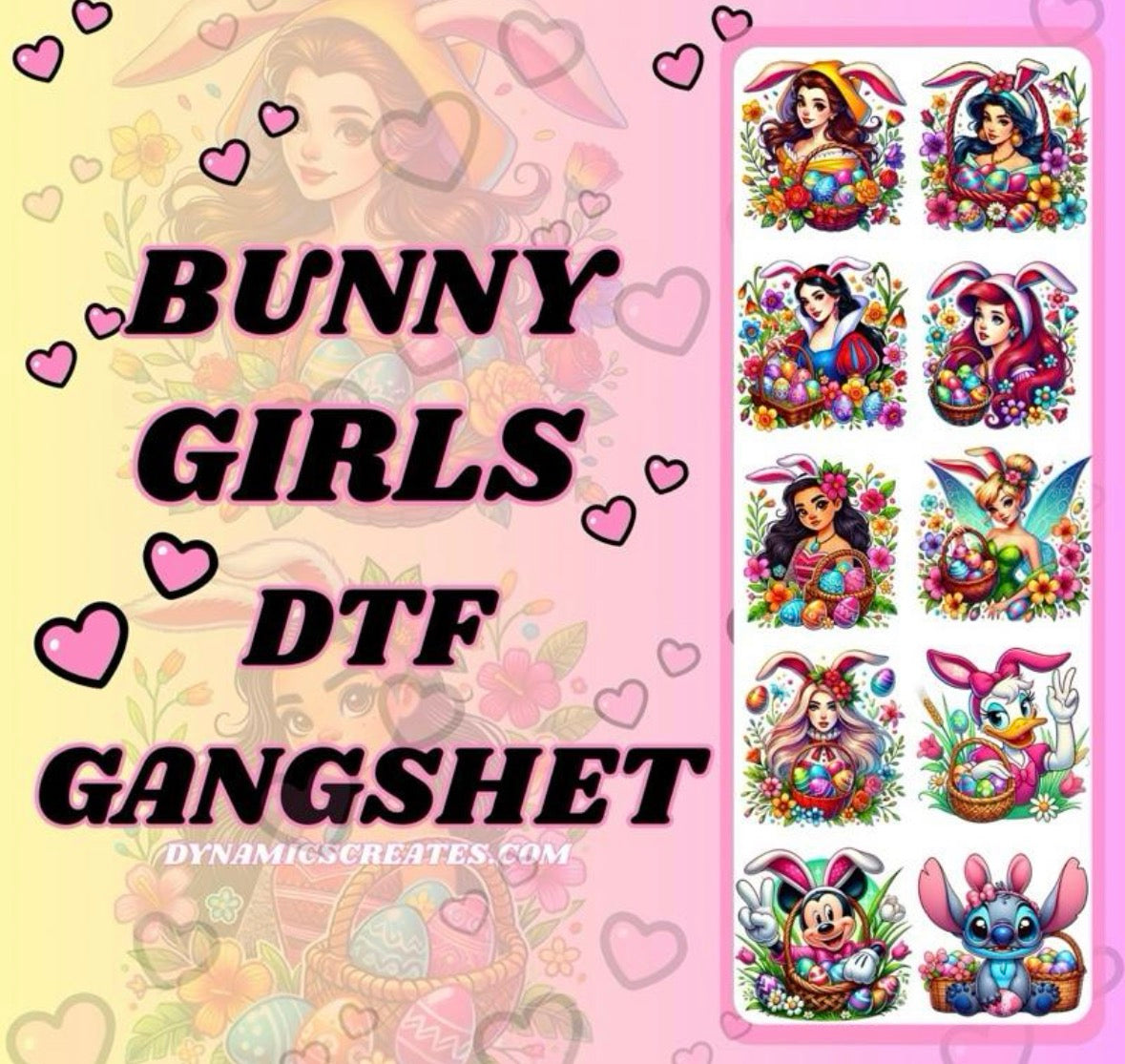 PREMADE DTF GANGSHEETS
