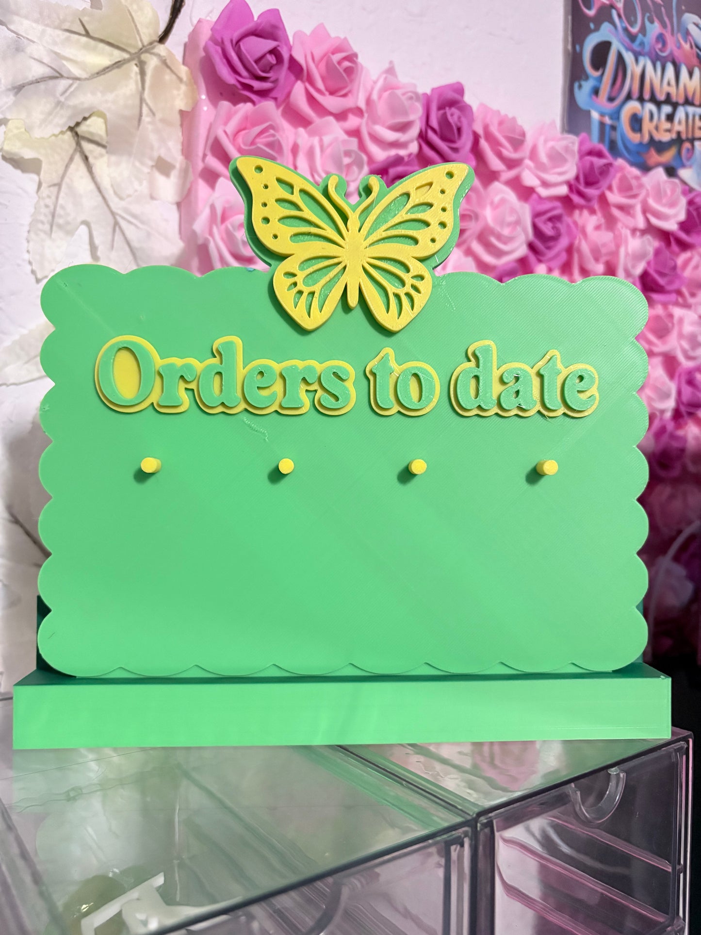 3D Orders Counter Display